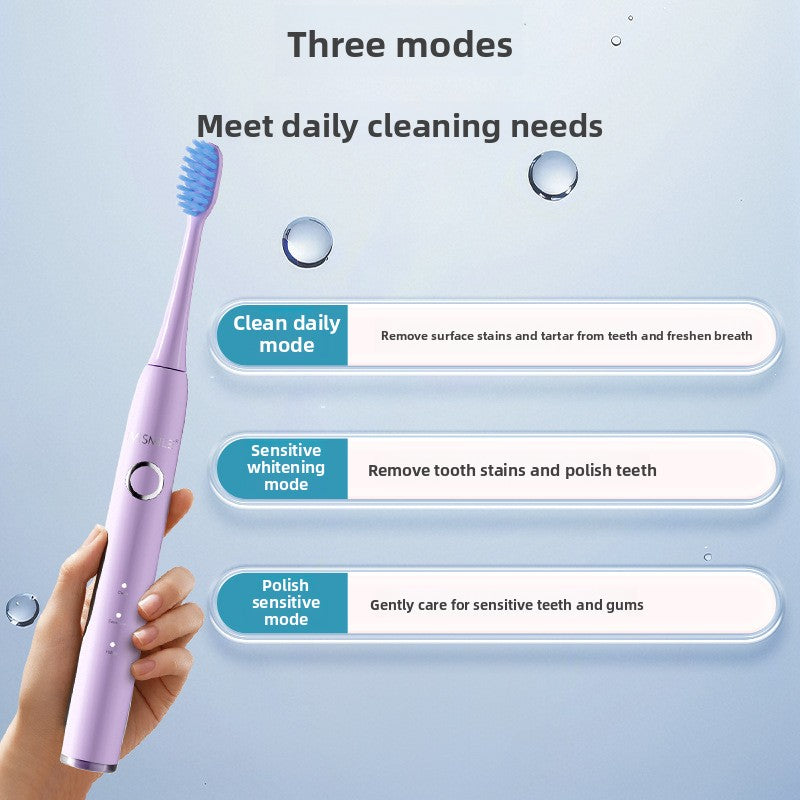 Sonic Electric Toothbrush with Multiple Cleaning Modes